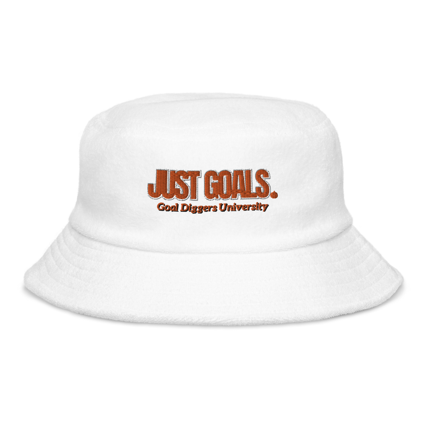 🎃 JUST GOALS - terry cloth bucket hat 2